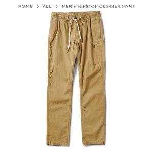 Vuori Ripstop Climber Pant in Khaki